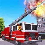 لعبة سيارة اطفاء طوارئ
